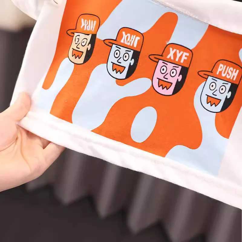 Clothing Sets Summer Baby Girls Cotton Clothes Set Kid Boy Cartoon Printed T-shirts and Shorts 2pcs Suit Children Casual Top Bottom OutfitsY241225SCFF