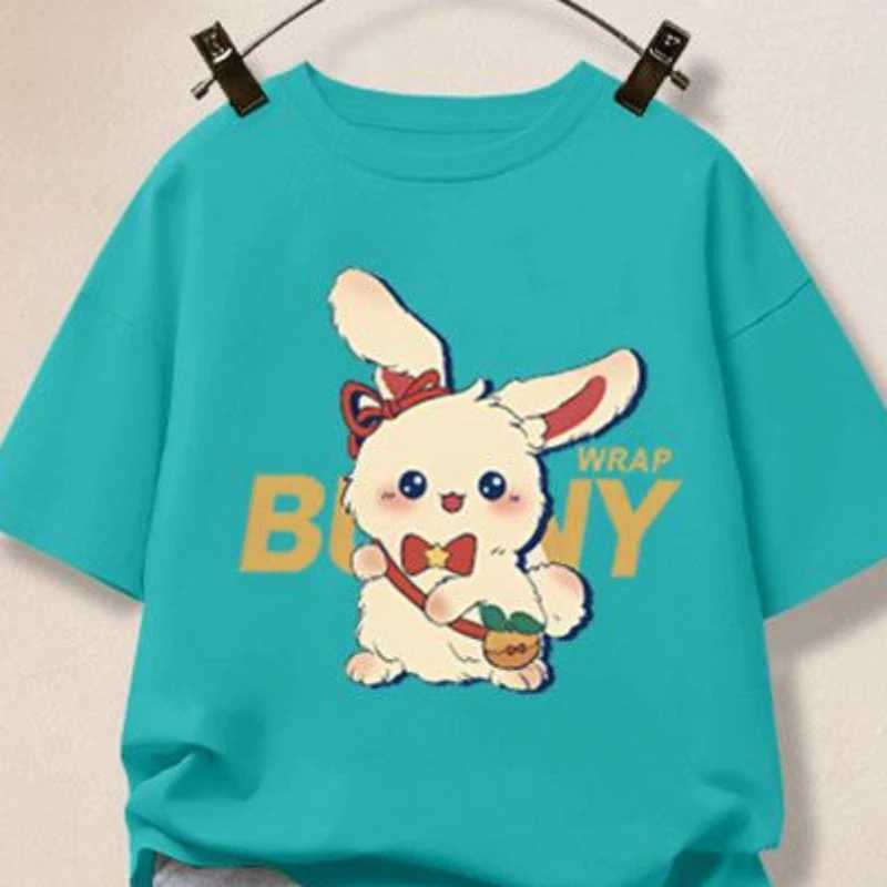 Clothing Sets Summer Baby Girl Clothes Children Cartoon Rabbit Printed T-shirts and Shorts Set Kid Boy Casual Top Bottom Outfits TracksuitsY241225W00F