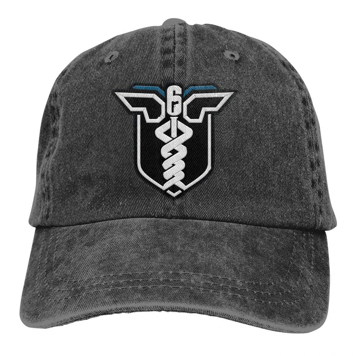 Doc Rainbow Six baseball cap Peaked capt sports unisex outdoor custom rainbow six border R6s anti-terrorism game cap W241225