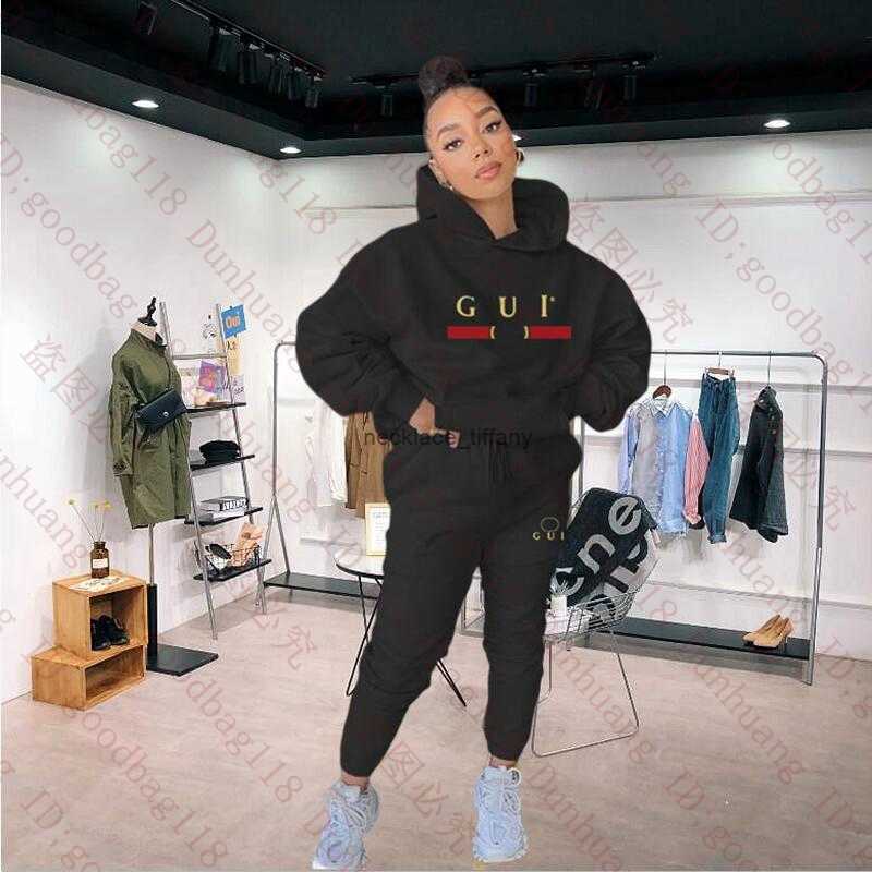 Hot Brand 2pcs sweatsuits designer tracksuit women hoodies and pants woman clothes Sweatshirt Pullover womens Casual Tennis Sport Tracksuit Sweatsuit