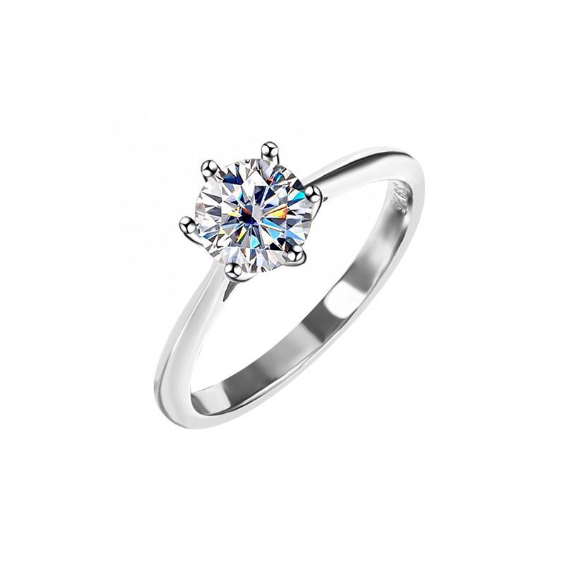 luxury rings designer for women 925 sterling silver inlaid VVS1 pass diamond tester moissanite ring for womens engagement wedding ring luxe jewelry wo