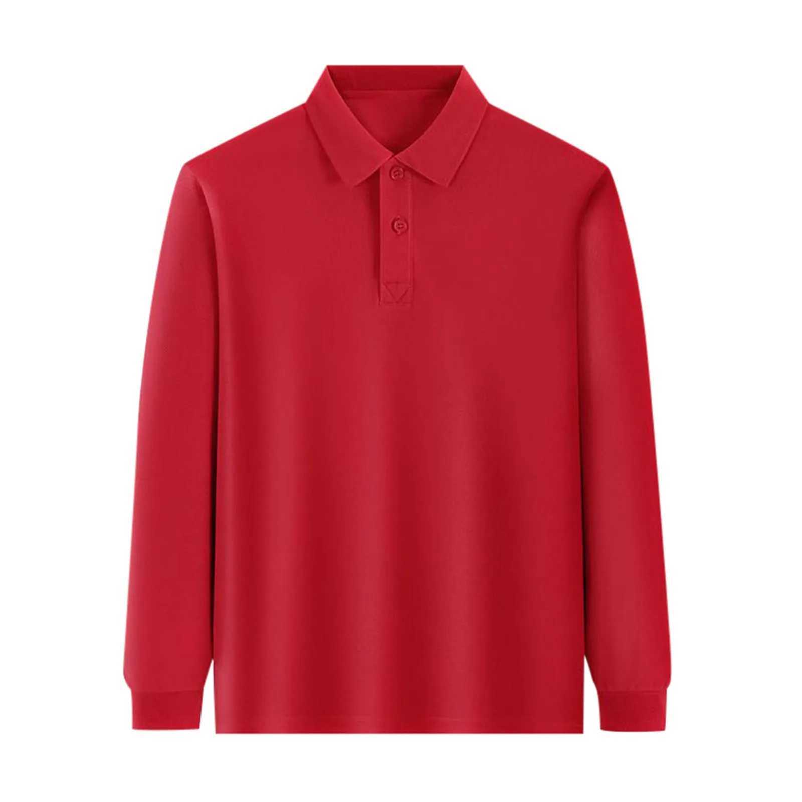 White Long Sleeve POLO Shirt For Boys Girls Lapel Design Suitable For Middle Big Kids School Uniform Clothes 2-7 Yrs 2024XJ241225
