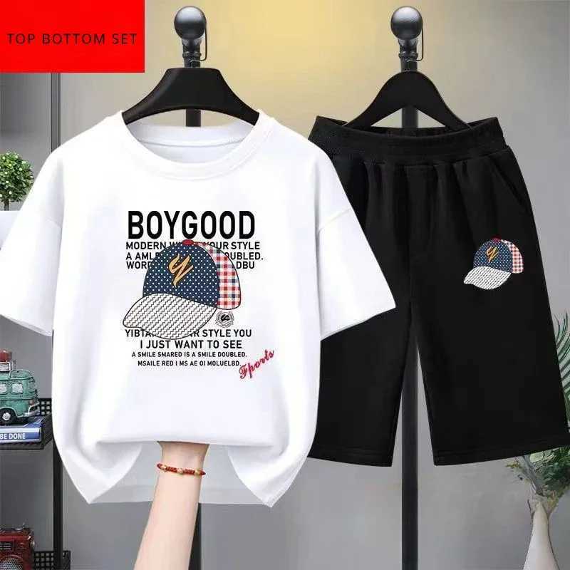 Clothing Sets Summer Baby Boy Clothes Set Children Stripe Star T-shirts and Shorts 2 Pieces Suit Kid Casual Top Bottom Outfits TracksuitsY241225KFKF