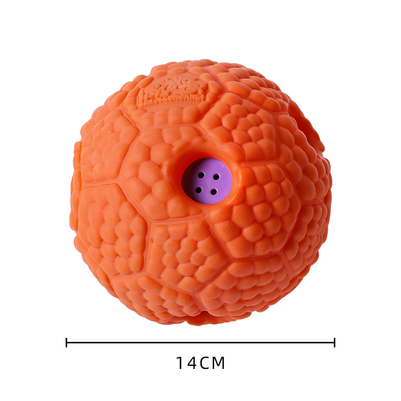 Interactive Doggy Barking Squeaker Ball - Fun Pet Plaything