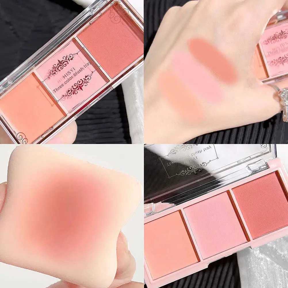 B Palette Natural Color Lasting Peach Cheek TintFace Contouring B Powder Non-Flying Powder Long-Lasting Cosmetic MakeupXJ241225