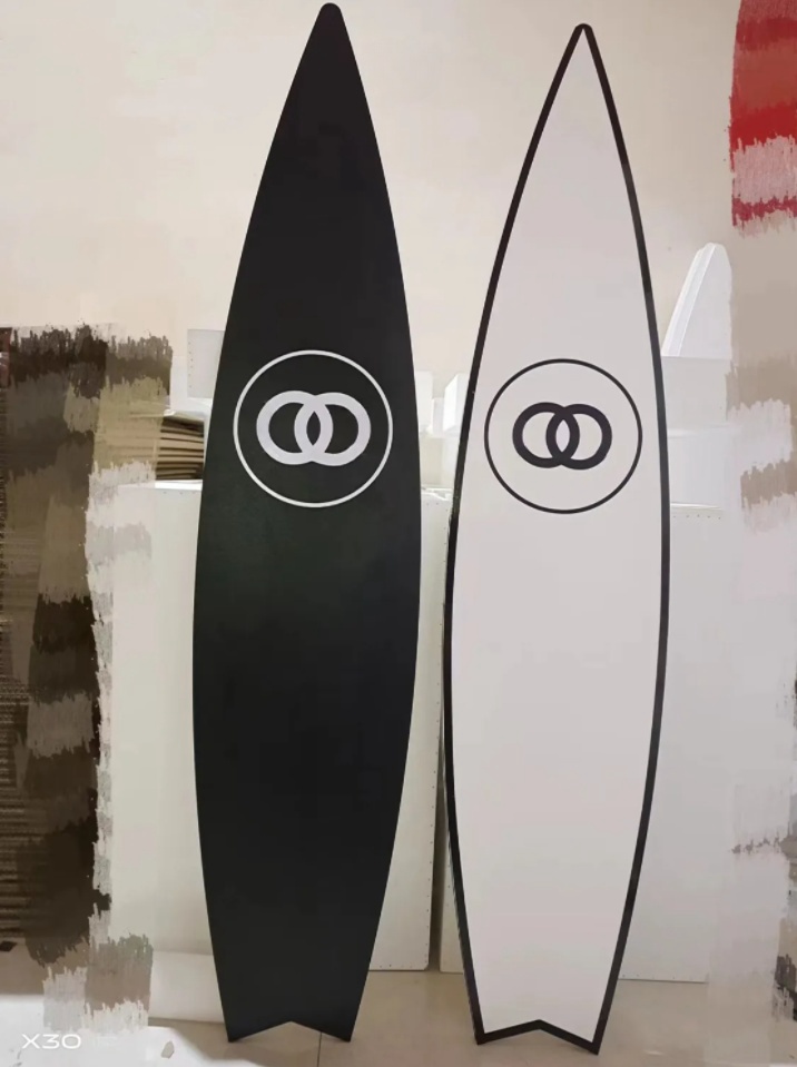 Luxury Home decoration photography props surfboard background designer desktop wall decoration ornaments letter print decoration