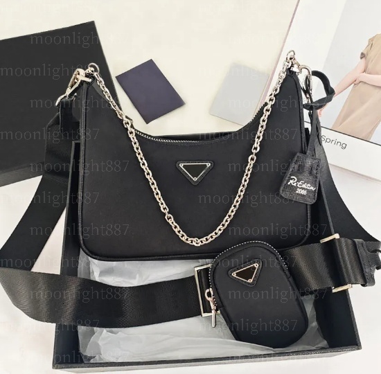 Designer re-edition 2005 re-nylon luxury Women Handbags Purses Shopping Large Capacity Ladies Shoulder Bag Classic Totes with High Quality