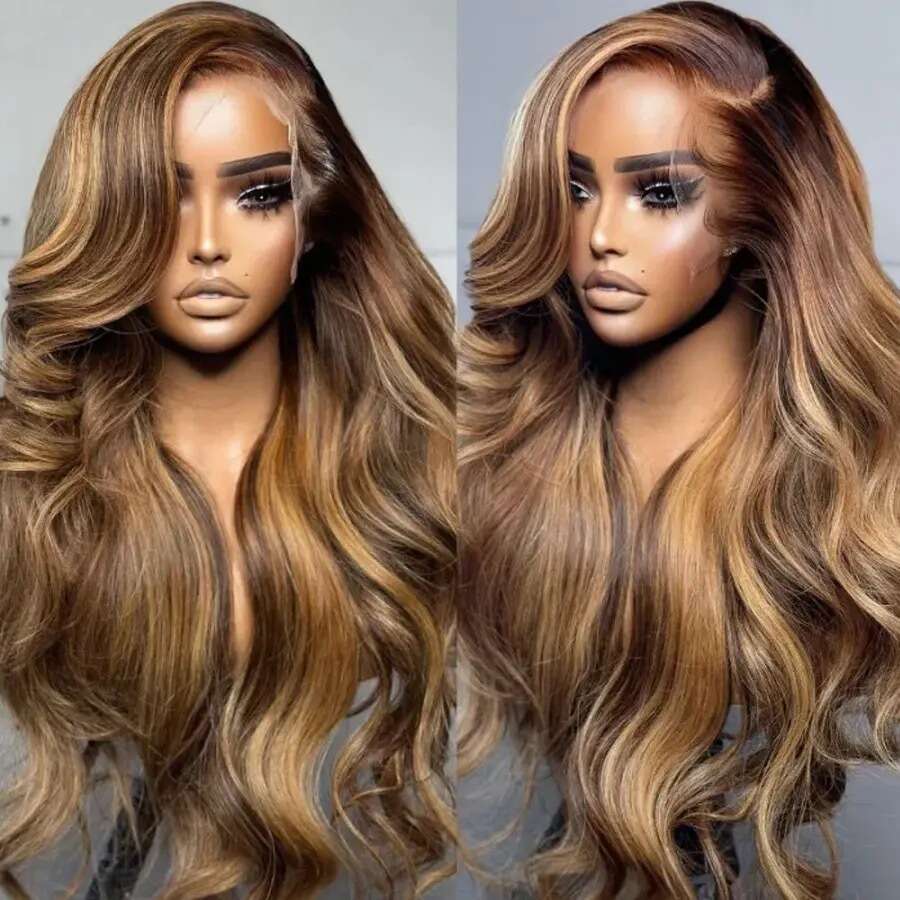 International Station Hot Selling Lace Covers For Women, Gradient Color Wig Covers, Long Curly Hair, Big Waves Kq1 Kq1