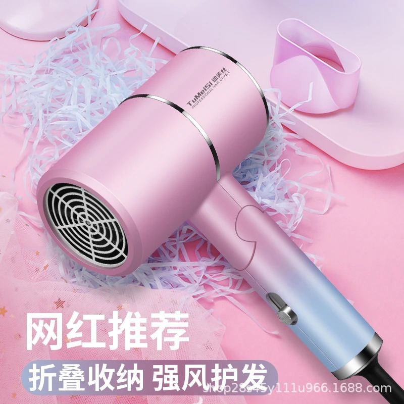 Origianl Powerful 800W Hair Dryer Fast Styling Blow Dryer And Cold Adjustment Air Dryer Nozzle For Barber Salon Tools 241225