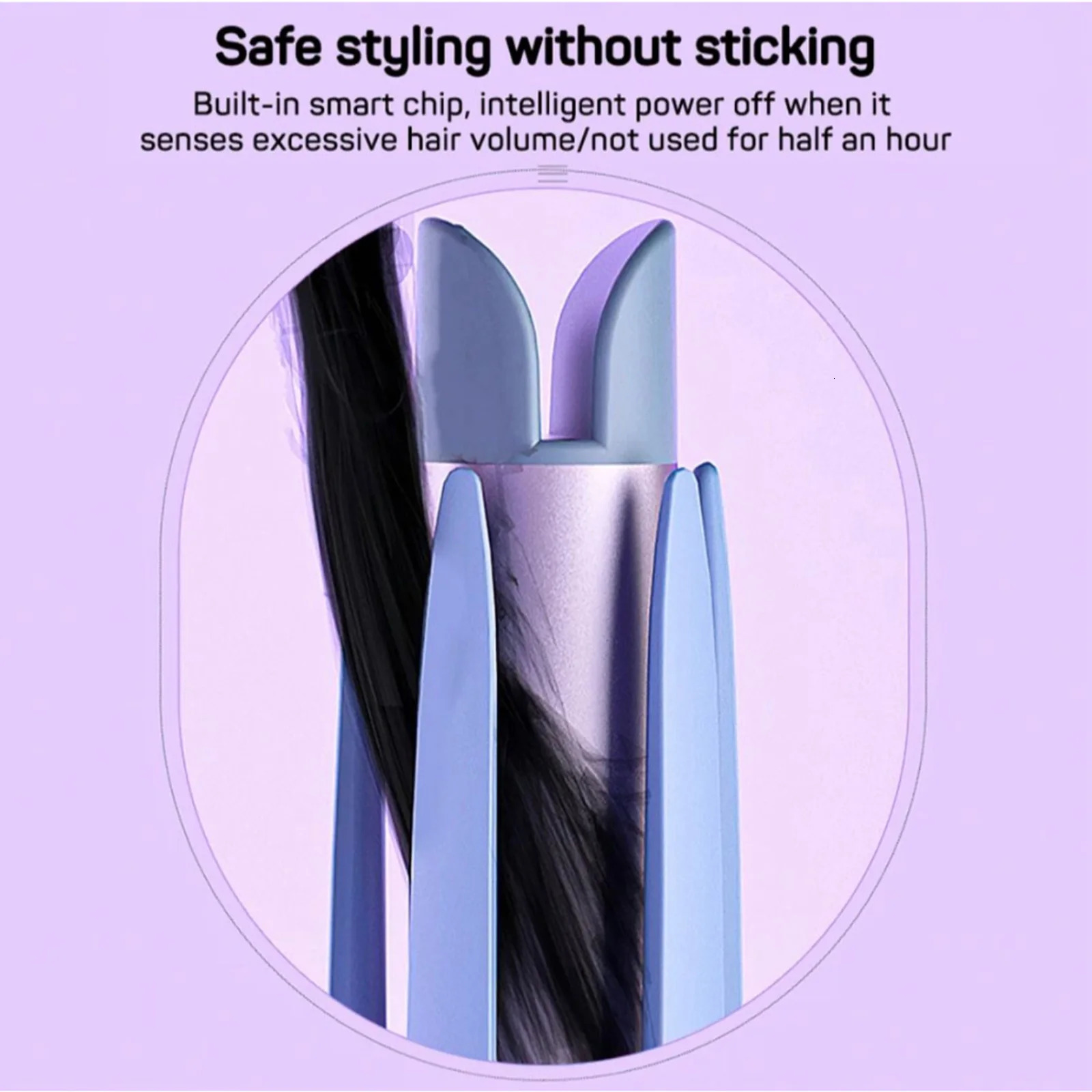 Automatic Rotating Hair Curler Self-rotating Non-harming Curling Machine for Home Hair Salon Styling 241225