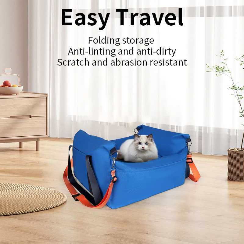 Others Dog Carrier Dog Car Seat for Small Dogs Fully Detachable and Washable Pet Dog Car seats Soft Dog Booster Sofa Travel Carrier Bed H250213