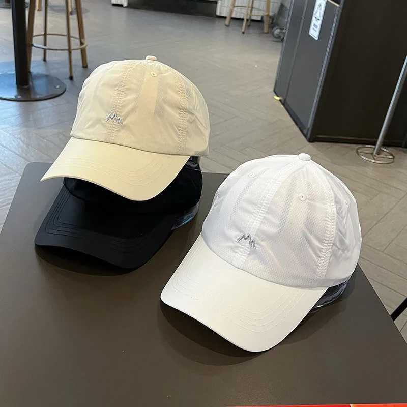 RICYGVM Summer Quick Drying Baseball Hat Mens UV Protective Duck Tongue Hat Fashion Mens Mesh Eyelid Hat Outdoor Sports Sunshade Umbrella W241225