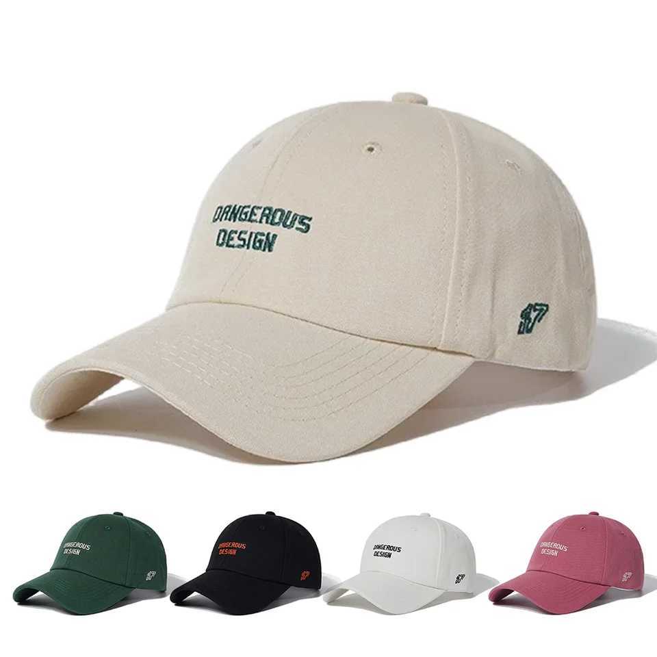 Letter Embroidered Cotton Baseball Hat Mens Adjustable Truck Driver Gorilla Neutral Hip Hop Foot Cap Summer Outdoor Sunscreen W241225