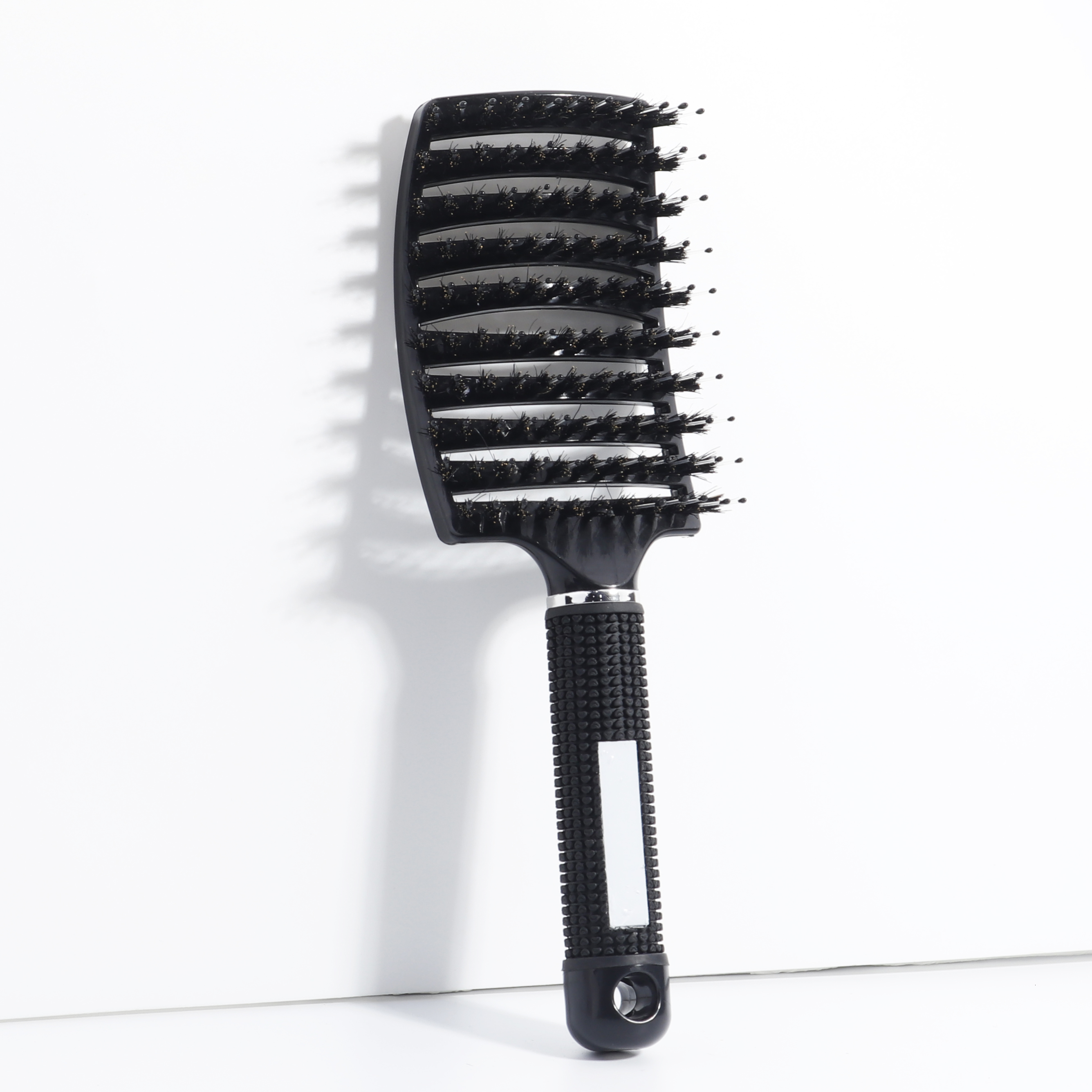 Detangg Hair Brush Bristle&Nylon Women Wet Massage Comb Curly Hairdressing Salon Styg Tools Special For Real Hair Wigs