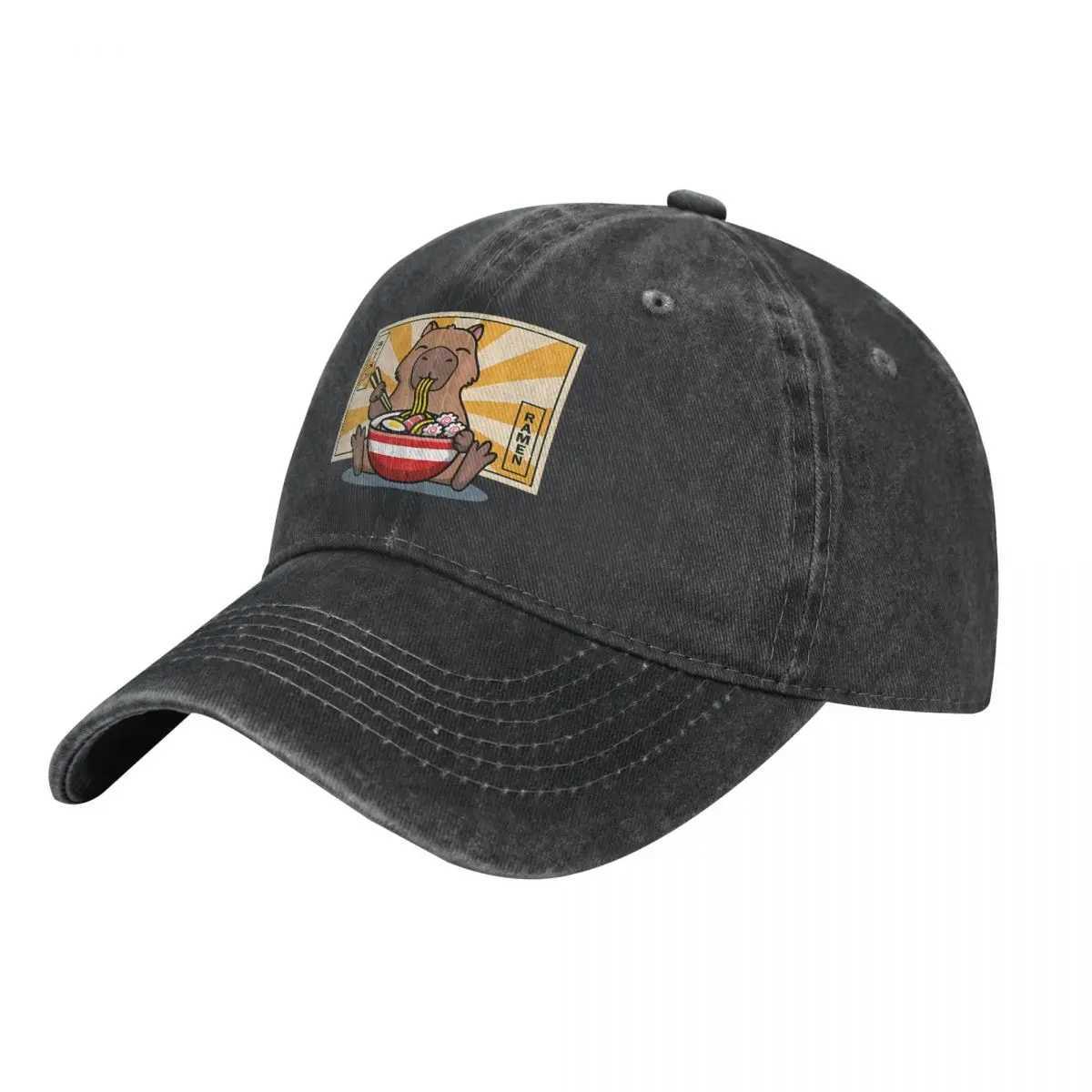 Capybara Multicolor Hat Peaked Womens Hat Lamian Noodles Personalized Visual Protective Hat W241225