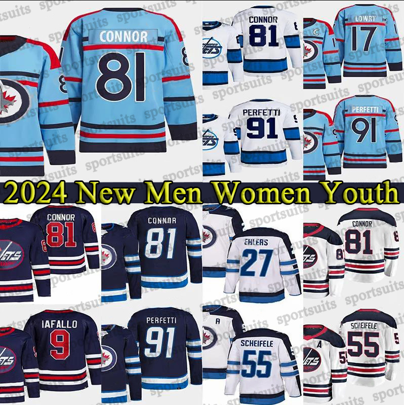 # 81 Kyle Connors winnipegs hockey jersey jetsS jersey Mark Scheifele Nikolaj Ehlers Adam Lowrys Connors Hellebuyck Neal Pionk Gabriel Vilardi Cole Perfetti jerseys