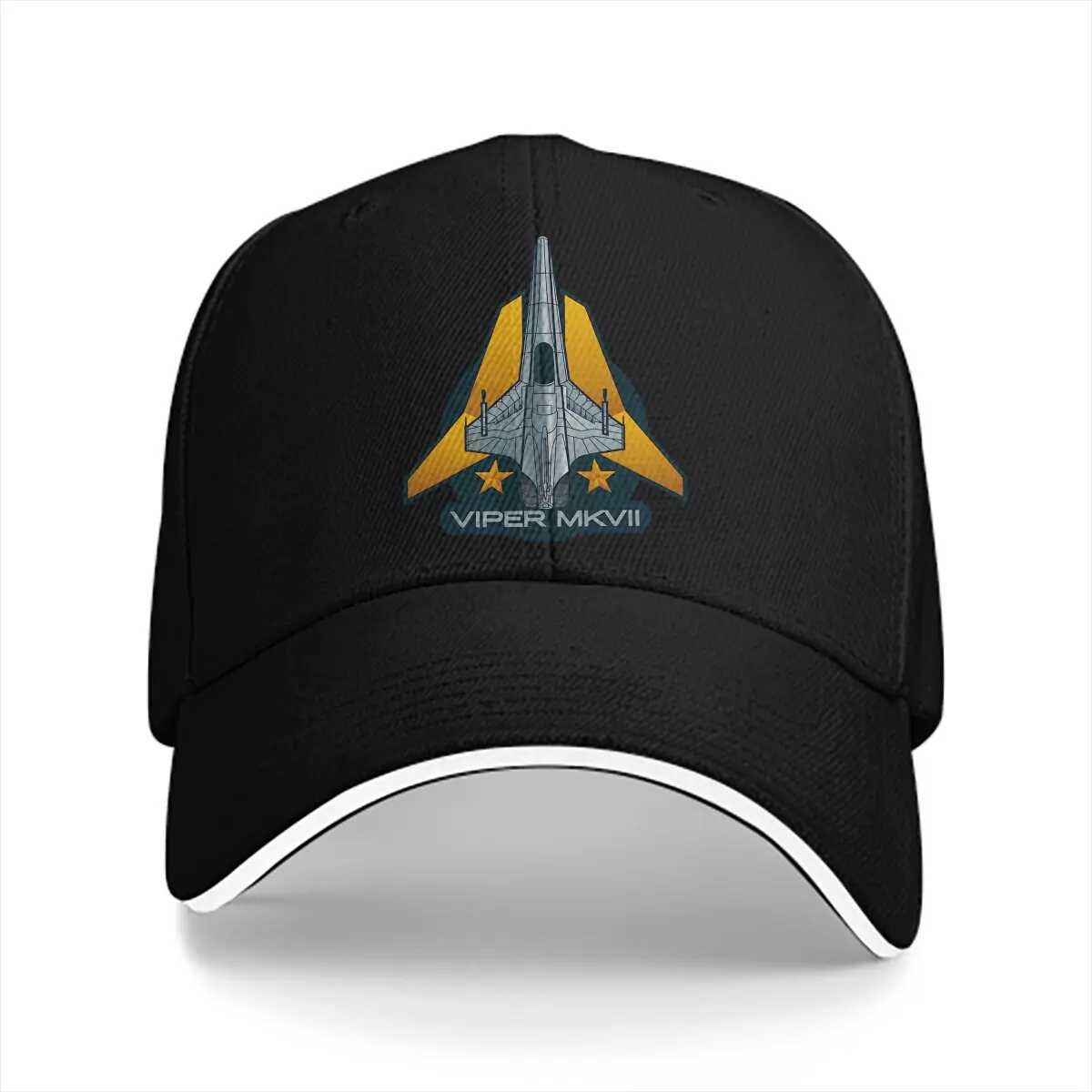 Viper Mark baseball cap Peaked Caps Space Fortress Galactica mens and womens sun hats W241225