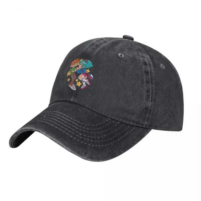 Summer Hat Sun Visor Scott and Ramona Hip Hop Hat Scott Pilgrim Cowboy Hat Peaked Hat W241225