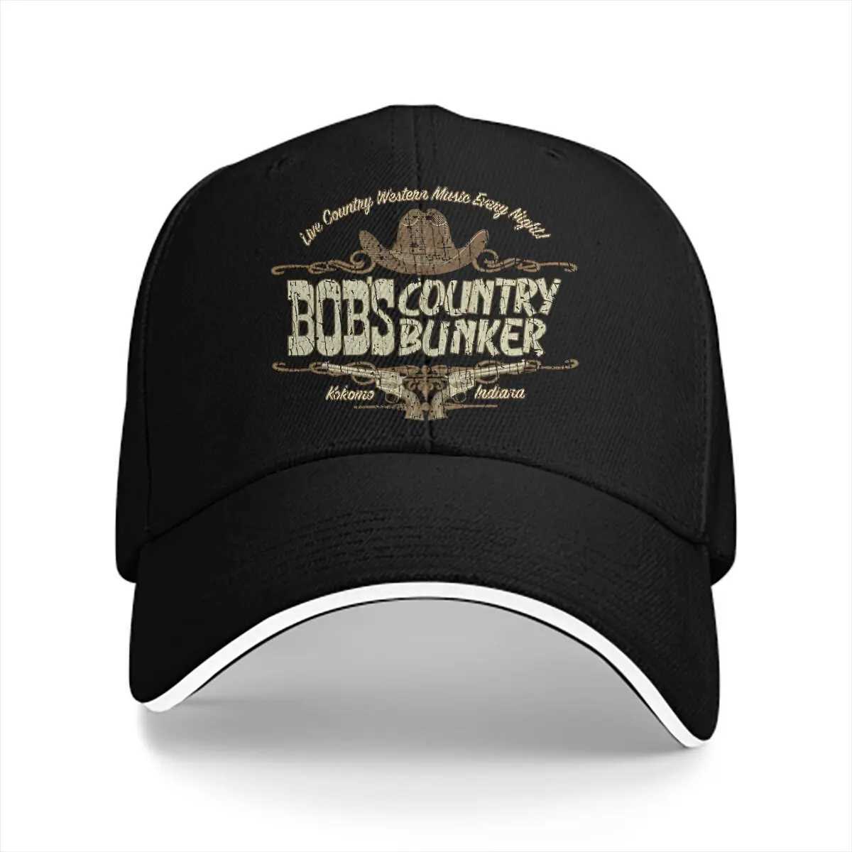 Bobs rural bunker 1980 baseball cap toe cap Blue Army brothers mens sun hat W241225