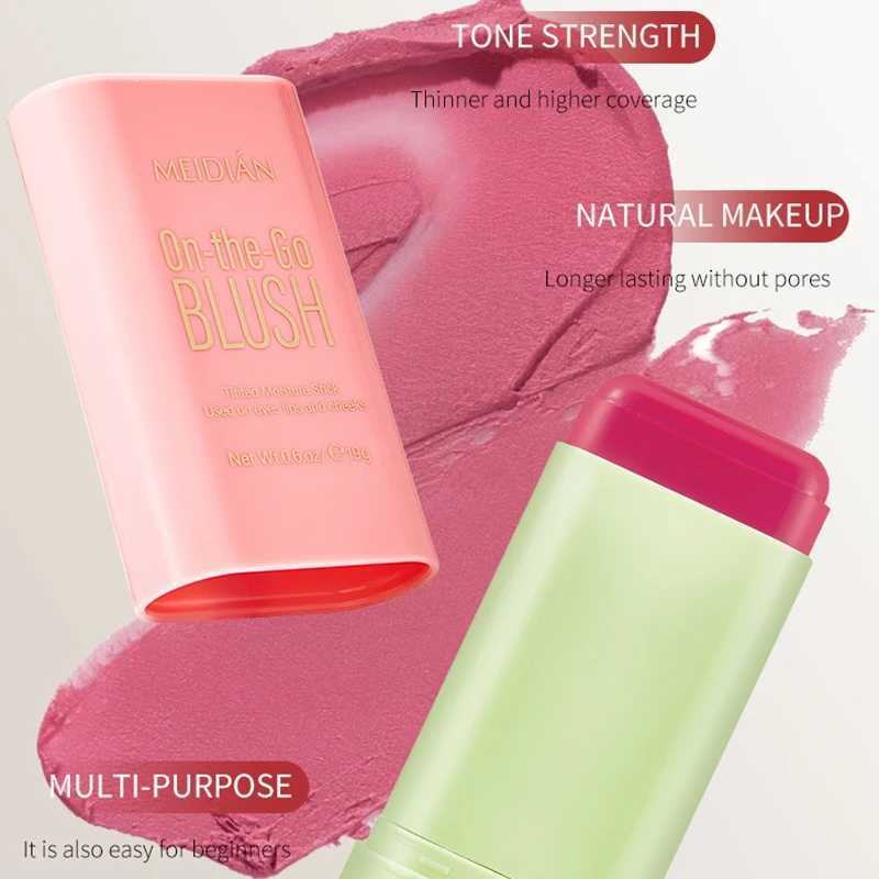 Creamy B Makeup Multi Stick For Eyes Lips Cheeks Rouge Moist Pink High Color Rendering Tint Ber Brightening Skin ToneXJ241225
