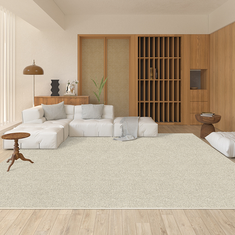 5122-95.8-Bedroom Plush Carpet Home Bedroom Solid Color Plush Carpets Girl Room Bedside Floor Mat