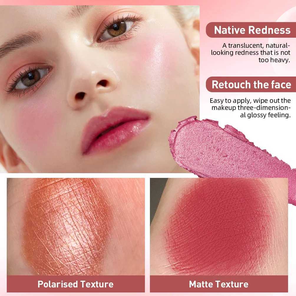 Cheek Bronzer Face Rouge Ber Cream Natural High Color Rendering Brightening Skin Tone Lasting Multi-function B Stick NewXJ241225