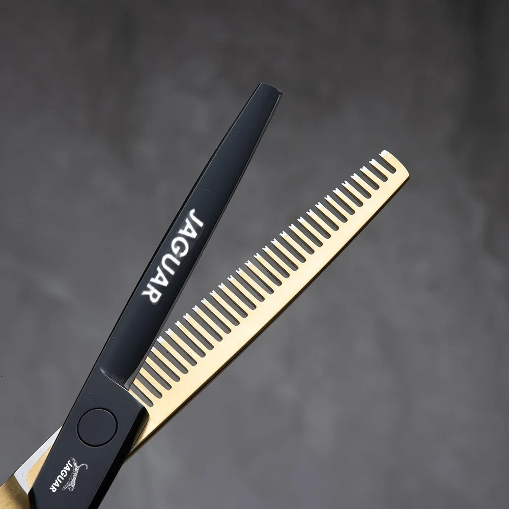 Hair Scissors Professional 6.0 Inch Barber Hairdressing Cutting Thinning Set Reversed Scissors Laser Wire salons shears 241225