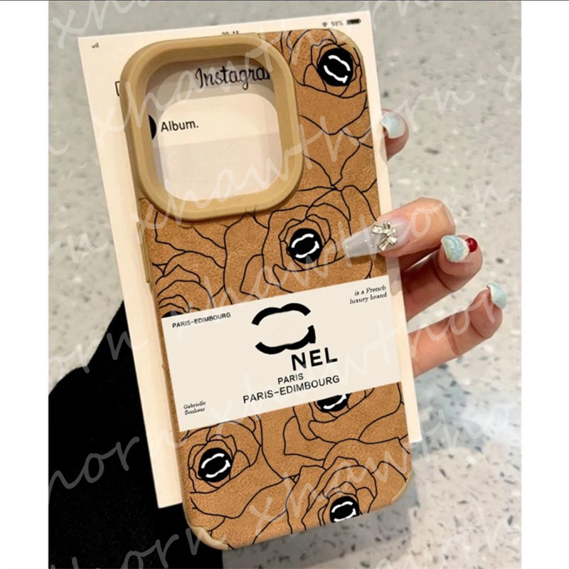 Vintage Iphone Cases 16promax Designer IPhone Case Designer 16promax 16pro Iphone Case 12 Letters 15pro 14 Pro 13promax Full Cover Phone Case