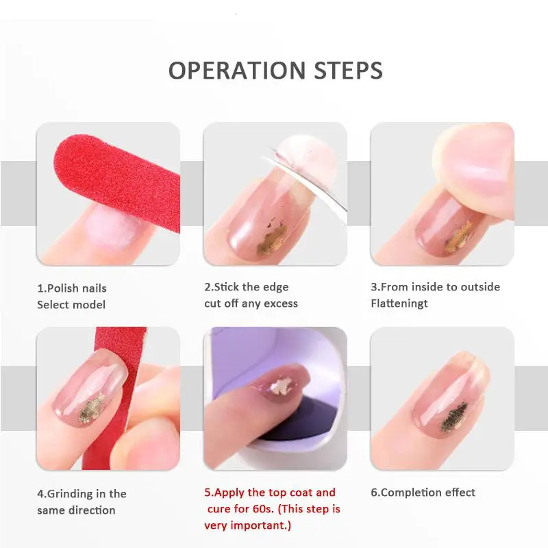 20Tips Glitter Lines Gel Nail Sticker Patch Semi-Cured UV Lamp Need Long Lasting Shining Full Cover Gel Nail Cream Decals Strips 241225