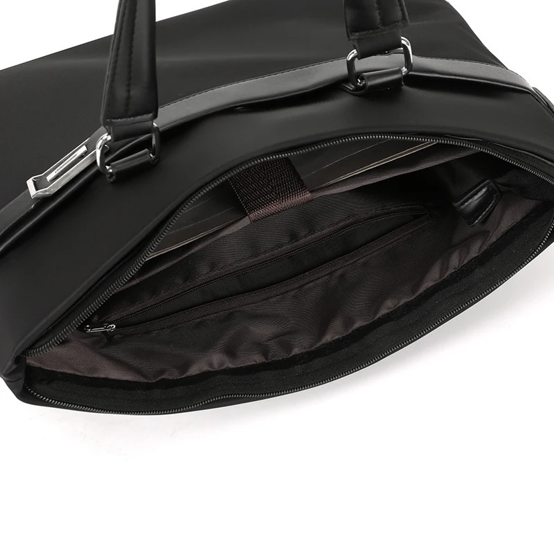 Business Style Men Handbag Bag Briefcases High Quality Nylon Man 14 Laptop Bag Large Capacity Men Briefcase Shoulder Bags Bolsa 241225