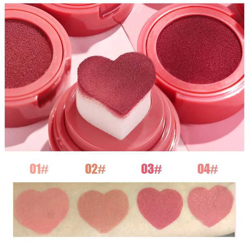 Soft Sponge Heart Stamp B Cushion Ber Liquid Cheek Rouge Tint Nourishing Natural Makeup Brightening ComplexionXJ241225