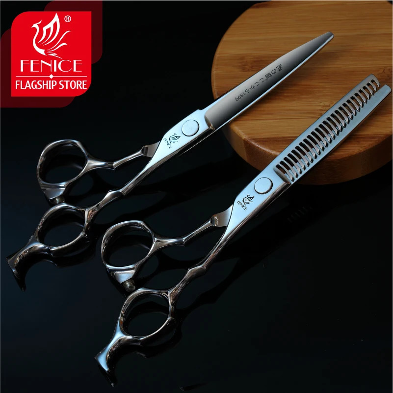 Fenice vg10 6 inch Professional Hair Scissors Set Barber Scissors Shears Set Hairdressing Cutting Scissors 241225
