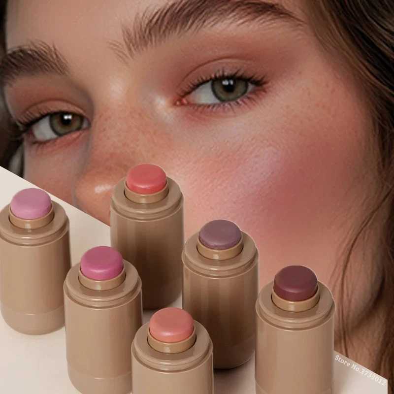 Creamy Bronzing B Stick Hydrating Waterproof Lipstick Cheek Tint High Pigment Multi-tone Soft Mauve Matte Rouge ContourXJ241225