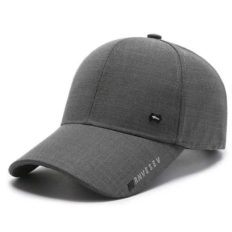 High quality baseball cap mens baseball cap 2021 new dad cap truck cap outdoor sports cap solid color adjustable foot cap W241225