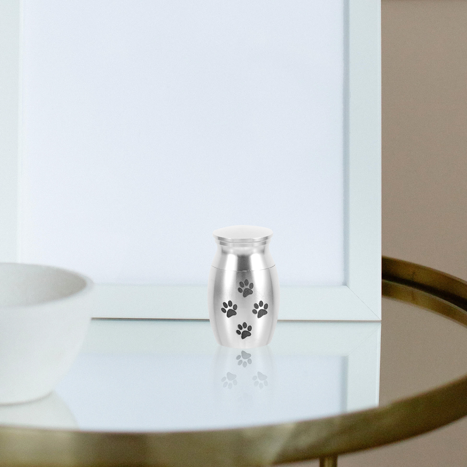 Pet Urn Medium Animal Decorate Small For Ashes Dog Alloy Decorative Urns Decoration