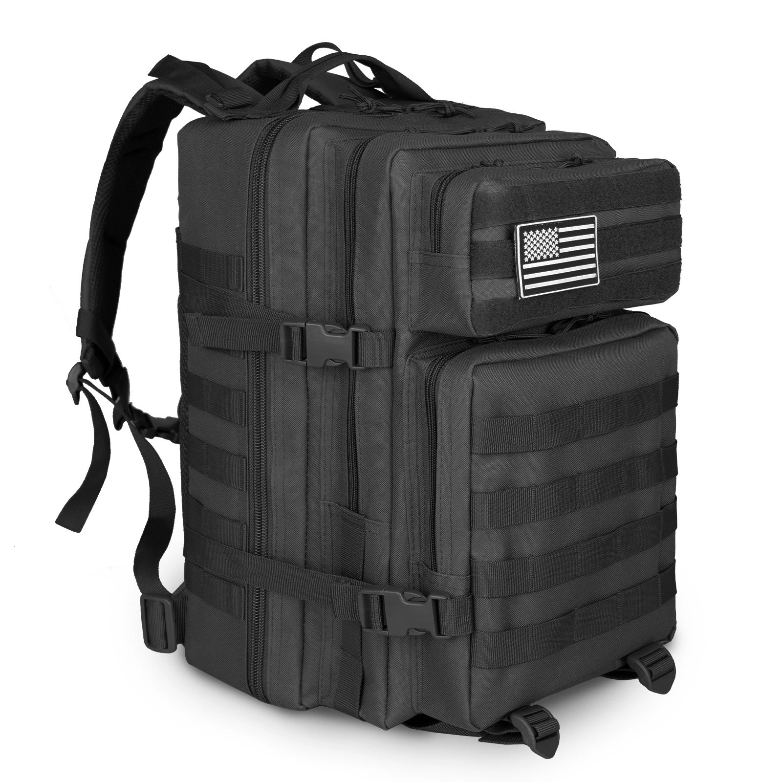 45L Large Tactical Backpack For Men Military Army Assault Pack Highland Backpacks Molle Daypack 3 Day Bug Out Bag Hiking Campin 241225