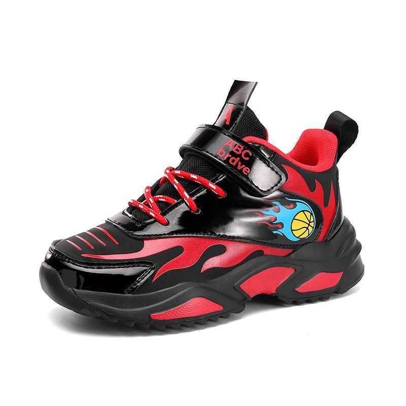 Athletic Outdoor Children Sneaker Boy Basketball Shoes Non-slip Sole Spring Fashion Sports Trainers School Boy Sneaker H241223
