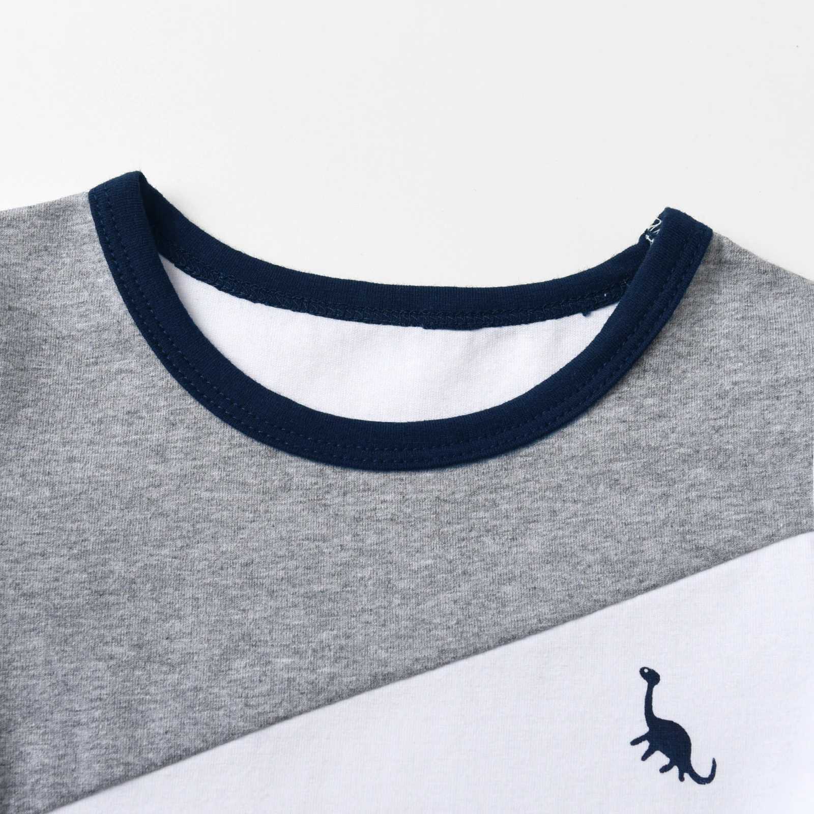 Clothing Sets Casual Toddler Baby Boy Summer Clothes Set New Patchwork Short Sleeve O-neck T-shirt Top with Short Pants 2pcs Kids OutfitsY241225X5TF