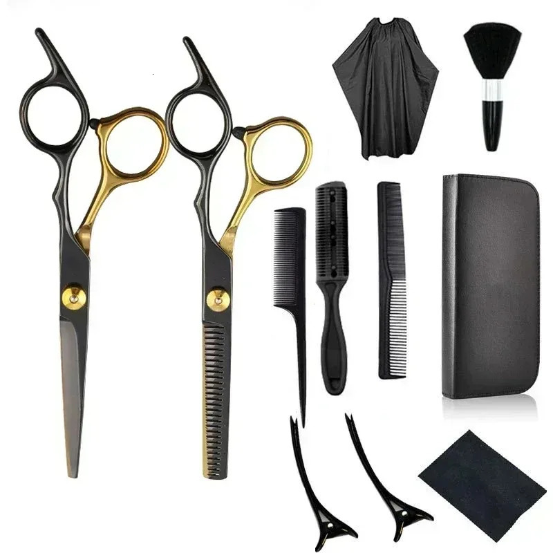 Hairdressing Scissors Set Hair Cutting Thinning Shears Set Professional Salon Stainless Steel Hair Scissors Hair Tools 241225