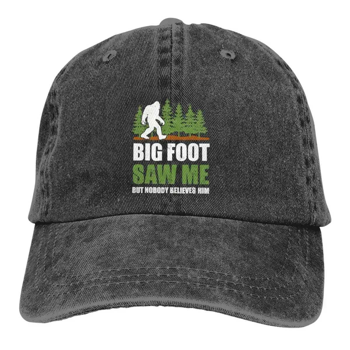 Bigfoot Multi colored Hat Toe Hat Mens Cowboy Hat Competition See My Faith Theme Baseball Hat Sunshade Hat Protective Hat W241225