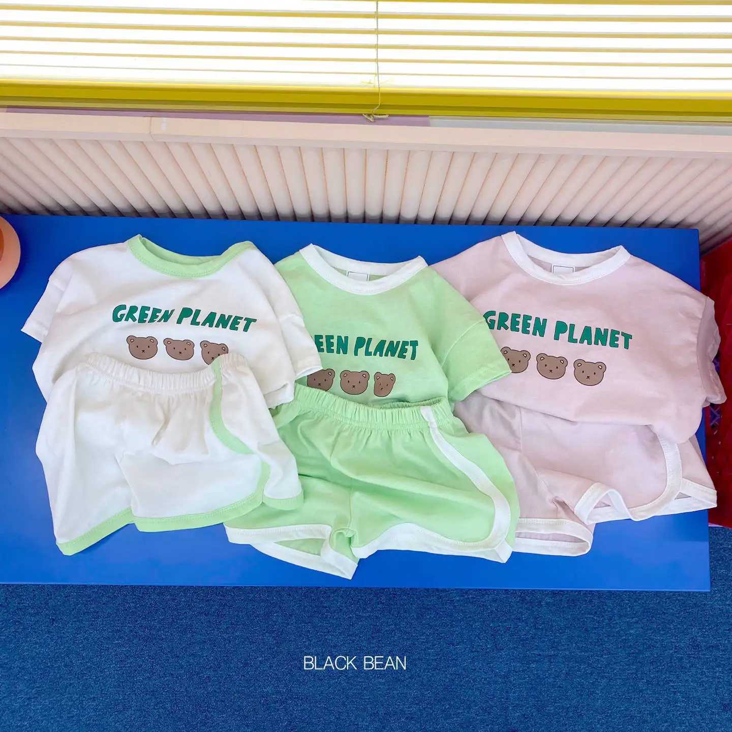 Clothing Sets Summer New Leisure Suit Baby Short-Sleeved Baby Men and Women Baby Home Wear Thin Section of the Toddler Summer Suit SetY2412253O6X