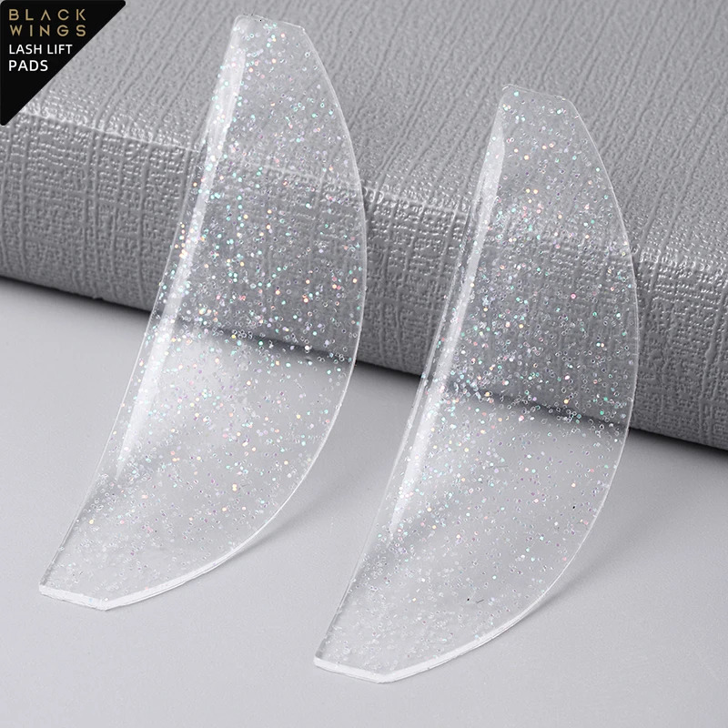 NO CURL 1Pair Silicone Eyelash Pad Lashes Rods Shield 3D Eyelash Curler Accessories Applicator Makeup Tools 241223