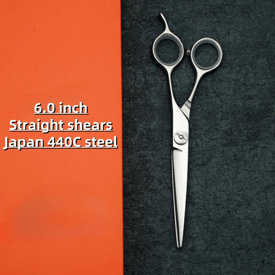5.5-6.0-6.5-7.0 inches hairdressing scissorsProfessional Barbershop accessoriesHigh-end Japan 440C steel hair cutting tools 241225