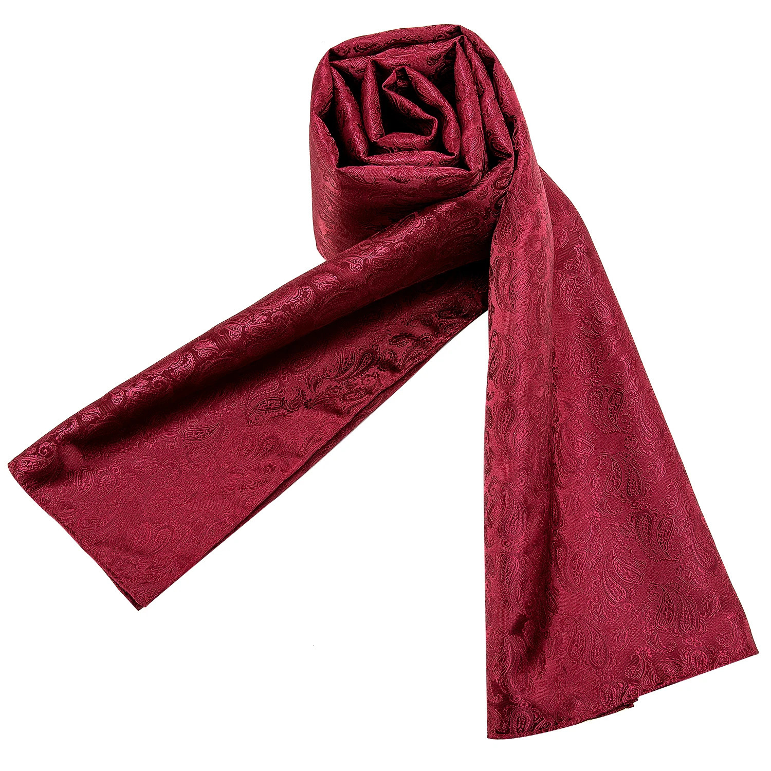 Fashion Men Scarf Tie Set Blue Gold Jacquard Paisley Silk Autumn Winter Hanky Cufflink Casual Business Shawl Gift Barry.Wang 241225
