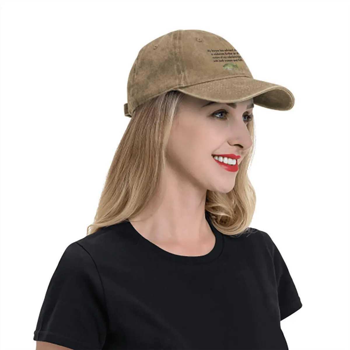 My lawyer advised me not to wear hats sun hats hip-hop hats fun fish cowboy hats or footcaps in summer W241225