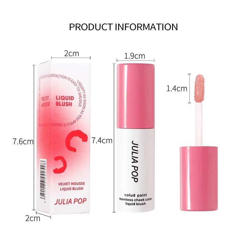 6 Colors Liquid B Velvet Matte Ber Natural Orange Peach B Face Pigment Long Lasting Cheek Tint Make Up MaquiagemXJ241225