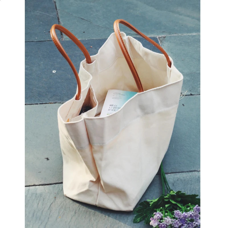 Designer Bag Women Handbags Casual Canvas Large Capacity Tote Shoulder Crossbody Bags Lady Shopper Female Big Purses Shopping Bag