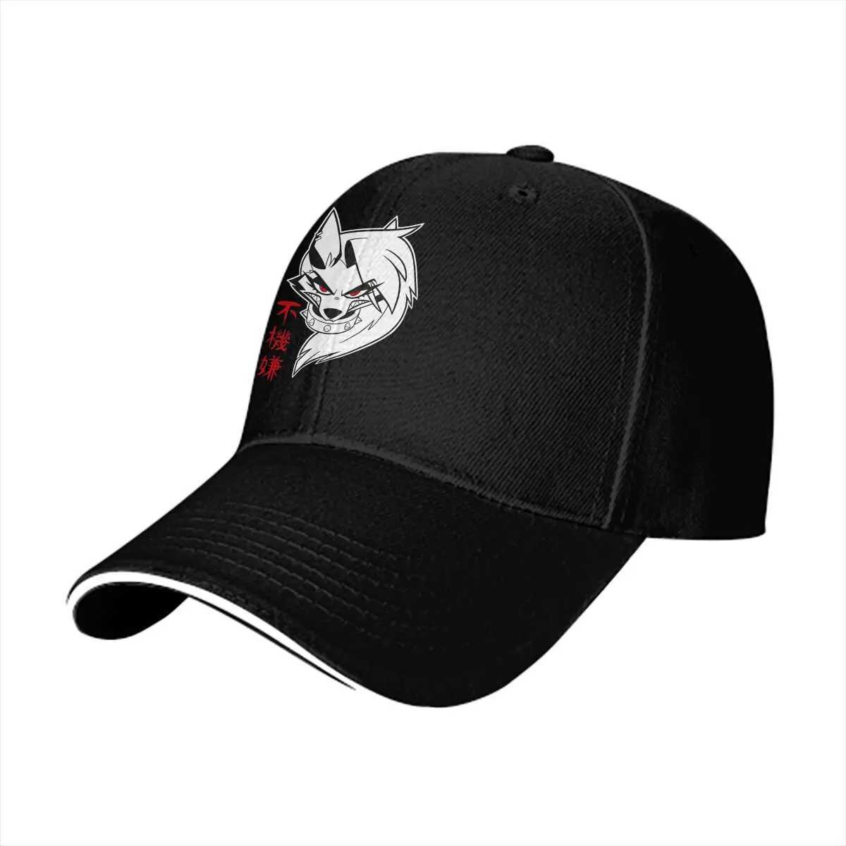 Solid color dad hat Loona casual hat Sun vision hat Helluvaboss Peaked hat W241225