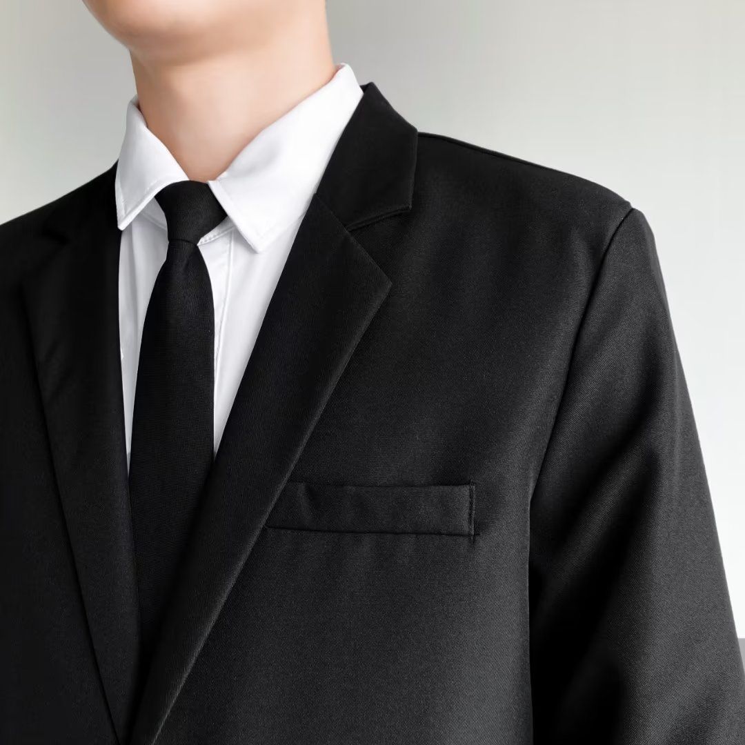 3221 Men's Casual Suit for Autumn & Winter - Trendy Loose Fit Style