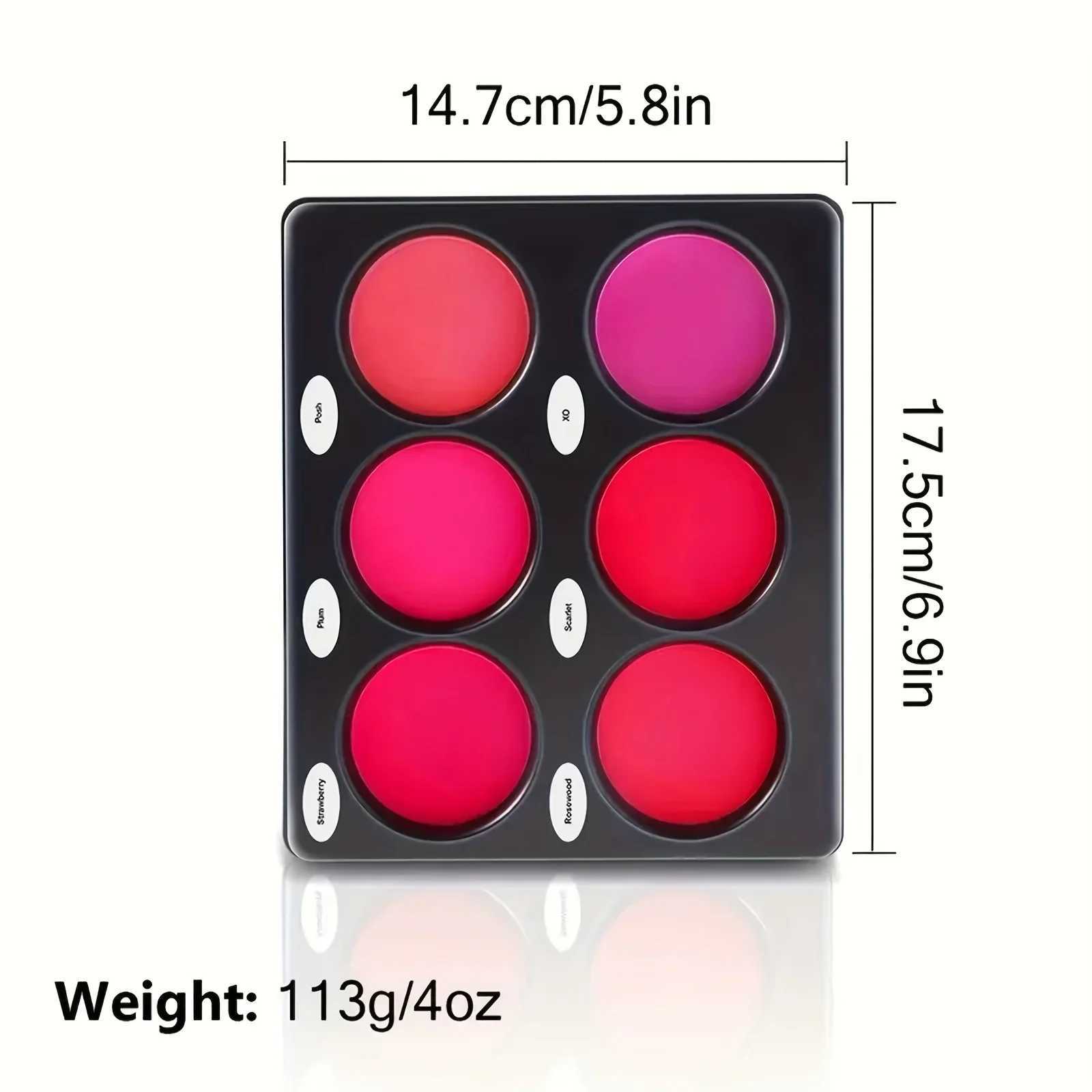 6-color b palette natural-toned eye shadow palette matte b palette Light breathable suitable for cheek and eXJ241225